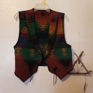 Vintage Aztec vest